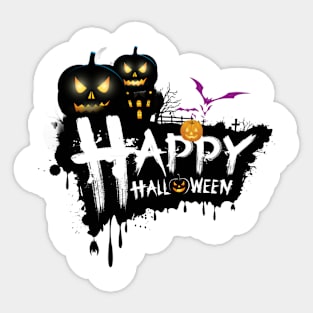 Halloween Happy  Exclusive Design Sticker